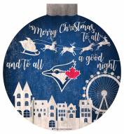 Toronto Blue Jays 12" Christmas Village Wall Art