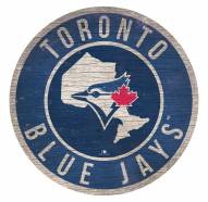 Toronto Blue Jays 12" Circle with State Sign