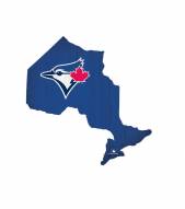 Toronto Blue Jays 12" Team Color Logo State Sign