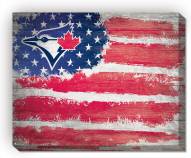 Toronto Blue Jays 16" x 20" Flag Canvas Print