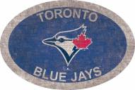 Toronto Blue Jays 46" Team Color Oval Sign