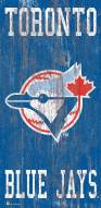 Toronto Blue Jays 6" x 12" Heritage Logo Sign