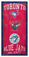 Toronto Blue Jays 6" x 12" Heritage Sign