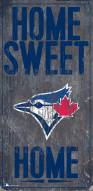 Toronto Blue Jays 6" x 12" Home Sweet Home Sign