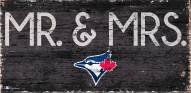 Toronto Blue Jays 6" x 12" Mr. & Mrs. Sign