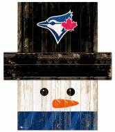 Toronto Blue Jays 6" x 5" Snowman Head