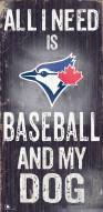 Toronto Blue Jays Baseball & My Dog Sign