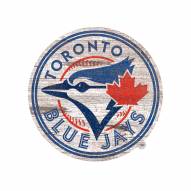 Toronto Blue Jays Distressed Logo Cutout Sign