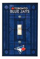 Toronto Blue Jays Glass Single Light Switch Plate Cover
