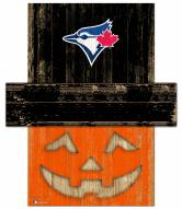 Toronto Blue Jays Pumpkin Head Sign