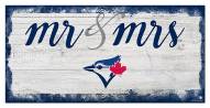 Toronto Blue Jays Script Mr. & Mrs. Sign