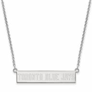 Toronto Blue Jays Sterling Silver Bar Necklace