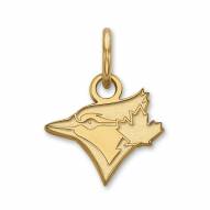 Toronto Blue Jays Sterling Silver Gold Plated Extra Small Pendant