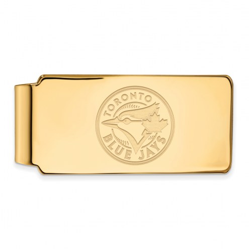 Toronto Blue Jays Sterling Silver Gold Plated Money Clip