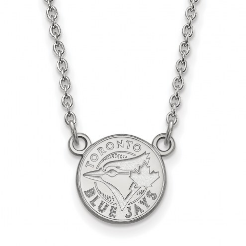 Toronto Blue Jays Sterling Silver Small Pendant Necklace