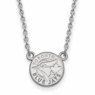 Toronto Blue Jays Sterling Silver Small Pendant Necklace