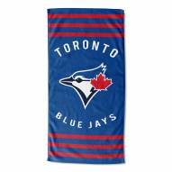 Toronto Blue Jays Stripes Beach Towel