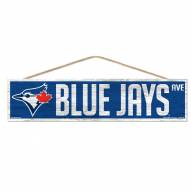 Toronto Blue Jays Wood Avenue Sign