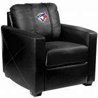 Toronto Blue Jays XZipit Silver Club Chair with Secondary Logo