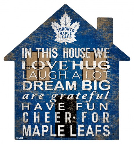 Toronto Maple Leafs 12&quot; House Sign