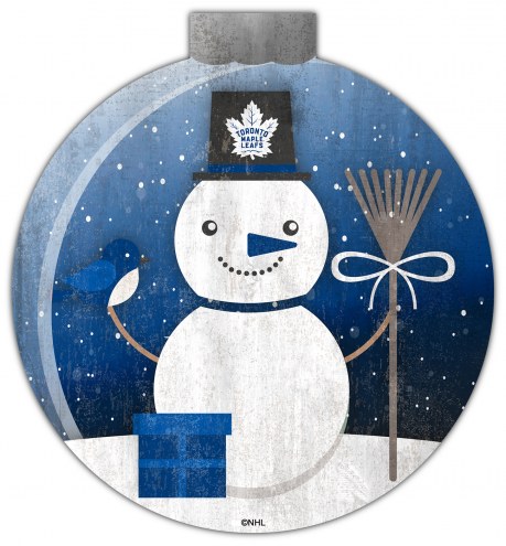 Toronto Maple Leafs 12&quot; Snow Globe Wall Art