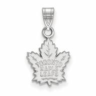 Toronto Maple Leafs 14k White Gold Small Pendant