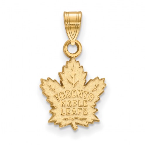 Toronto Maple Leafs 14k Yellow Gold Small Pendant