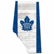 Toronto Maple Leafs 15" Flag Cutout Sign
