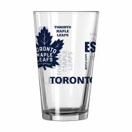 Toronto Maple Leafs 16 oz. Spirit Pint Glass