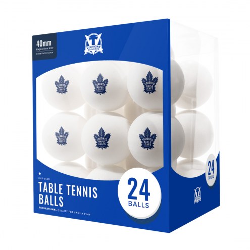 Toronto Maple Leafs 24 Count Ping Pong Balls