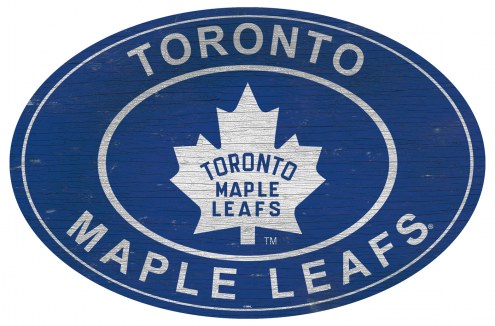 Toronto Maple Leafs 46&quot; Heritage Logo Oval Sign