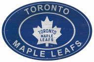 Toronto Maple Leafs 46" Heritage Logo Oval Sign