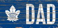Toronto Maple Leafs 6" x 12" Dad Sign