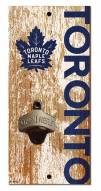 Toronto Maple Leafs 6" x 12" Distressed Bottle Opener