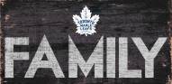 Toronto Maple Leafs 6" x 12" Family Sign