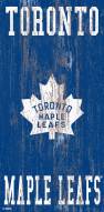 Toronto Maple Leafs 6" x 12" Heritage Logo Sign