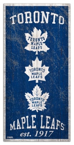 Toronto Maple Leafs 6&quot; x 12&quot; Heritage Sign
