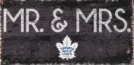 Toronto Maple Leafs 6" x 12" Mr. & Mrs. Sign
