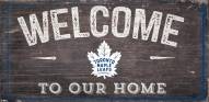 Toronto Maple Leafs 6" x 12" Welcome Sign