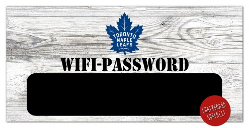 Toronto Maple Leafs 6&quot; x 12&quot; Wifi Password Sign