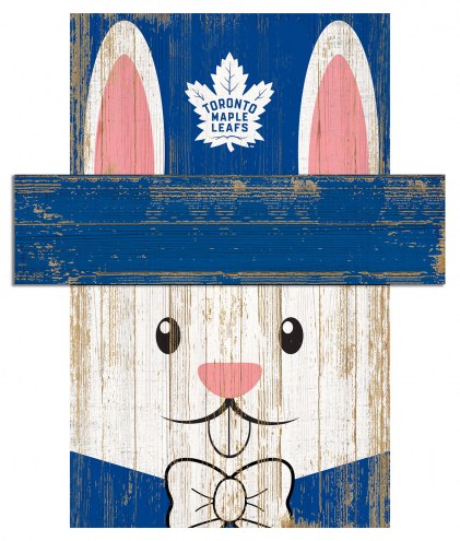 Toronto Maple Leafs 6&quot; x 5&quot; Easter Bunny Head