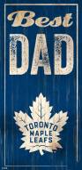 Toronto Maple Leafs Best Dad Sign