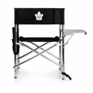 Toronto Maple Leafs Black Sports Folding Chair