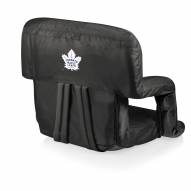 Toronto Maple Leafs Black Ventura Portable Outdoor Recliner