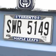 Toronto Maple Leafs Chrome Metal License Plate Frame