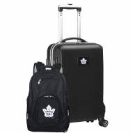 Toronto Maple Leafs Deluxe 2-Piece Backpack & Carry-On Set
