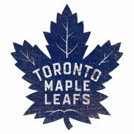 Toronto Maple Leafs Distressed Logo Cutout Sign