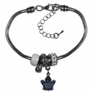 Toronto Maple Leafs Euro Bead Bracelet