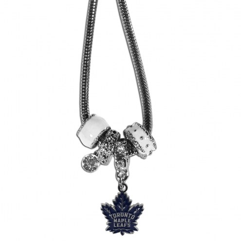 Toronto Maple Leafs Euro Bead Necklace