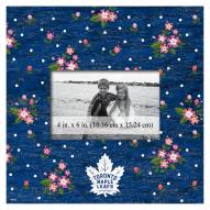 Toronto Maple Leafs Floral 10" x 10" Picture Frame